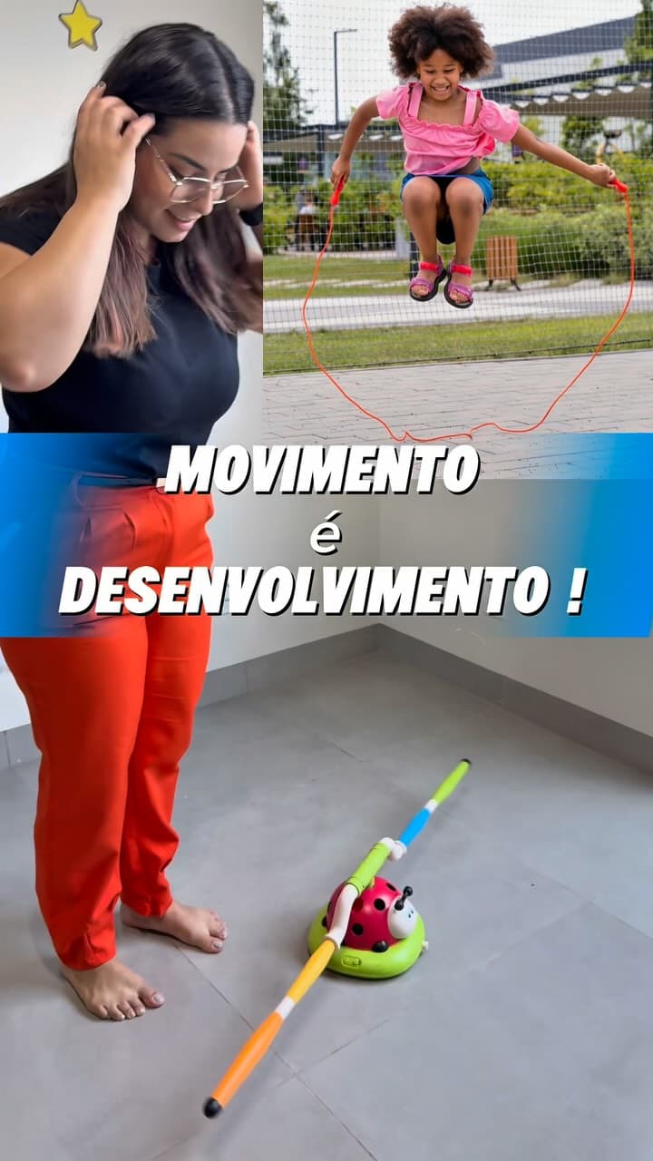 Movimento é desenvolvimento! A atividade psicomotora estimula a coordenação, o equilíbrio, a concentração e, claro, a diversão! 